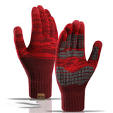 MENS COLORBLOCK OFFSET TOUCHSCREEN GLOVES_CWMM1485