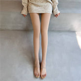 NEW WINTER GLOSSY NUDE LEGGINGS BARE LEG EFFECT_CWMM8973