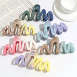 FASHION GRADIENT INK WAVE HAIR CLAW COMMUTER CLIP_CWAHA2205