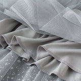 STARRY SEQUIN TULLE A LINE FAIRY MIDI SKIRT_CWBMS0389