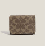 New Vintage Geometric Letter Mini 3-Fold Wallet_Cwab06269