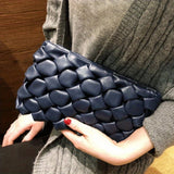 Women'S Woven Vintage Soft Leather Clutch_Cwab2610