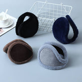 SOLID COLOR WARM SIMPLE FOLDABLE EARMUFFS_CWMM1423