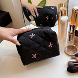 NEW ARRIVAL BOWKNOT HAND HELD COSMETIC BAG_CWAB4370