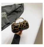 Leopard Print Fashionable Single-Shoulder Bag