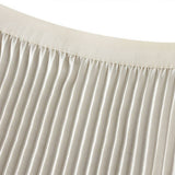 PLEATED HIGH WAIST MIDI SKIRT WITH FISHTAIL DESIGN_CWBMS0342