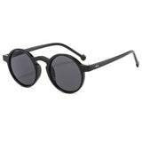 ROUND FRAME TINTED LENS FASHION GLASSES UNISEX_CWASG0286