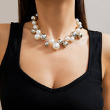 PUNK STYLE IMITATION PEARL NECKLACE_CWAJE1125