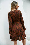 Temperament Commuter Long-Sleeved Dress