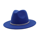 ETHNIC VINTAGE WOOL BLEN FEDORA HAT FOR MEN WOMEN_CWAH04403