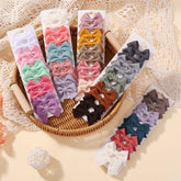 1 6 HANDMADE FABRIC BOW CLIPS FOR GIRLS_CWAHA6756