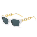CAT EYE CHAIN FASHION METAL SUNGLASSES WOMEN_CWASG0279