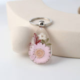 CREATIVE REAL FLOWER KEYCHAIN CAR PENDANT_CWMM3704