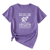 Womens Casual Tee Letter Graphic Print