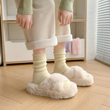 Women Winter Thickened Socks With Dot Yarn_Cwms0878