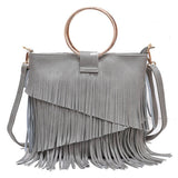 Women Fashion Tassel Clutches Shoulder Bag_Cwab0798
