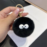 CUTE LITTLE FUR BALL CAR KEYCHAIN BAG PENDANT GIFT_CWMM2514