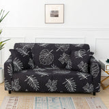 MODERN KNIT SOFA COVER STRETCH FIT SOLID COLOR_CWMM8320