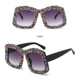 PERSONALIZED CANDY COLOR LARGE FRAME SUNGLASSES_CWASG0855
