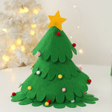 CREATIVE FELT CHRISTMAS TREE WINE BOTTLE COVER_CWAJE05376
