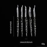 CLEAR ACRYLIC SNOWFLAKE CRYSTAL ICICLE SET DECOR_CWMM9682