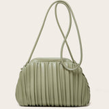 SIMPLE PLEATED SHOULDER CLOUD BAG_CWAB2646
