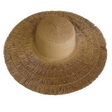 Womens Large Brim Casual Beach Straw Hat_Cwah3428
