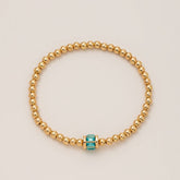 BEAD BIRTHSTONE BRACELET DECEMBER ZIRCON CHARM_CWMM6959