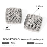 LIGHT LUXURY HORIZONTAL STRIPED ROUND EARRINGS_CWAJE1896