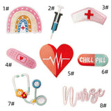 NURSE CARTOON ANIME EMBROIDERED PATCH_CWMM4035