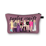 STYLISH PATTERNED WATERPROOF LINEN COSMETIC BAG_CWAB2257