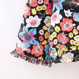 SINGLE BREASTED FLORAL PRINT QUILTED JACKET_CWOJA1564
