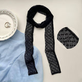 LACE LONG SCARF ELEGANT NECK HAIR TIE FOR WOMEN_CWASC1980