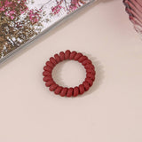 Cwaha1379_Simple Frosted Phone Cord Hair Tie