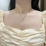 Womens Exquisite Butterfly Clavicle Necklace
