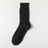 Women Simple Thin And Comfortable Twist Socks_Cwms0467