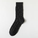 Women Simple Thin And Comfortable Twist Socks_Cwms0467