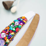 PERSONALIZED DESIGN COLORFUL TURQUOISE HEADBAND_CWAHA1974