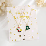 Christmas Cartoon Pendant Necklace_Cwaje2156