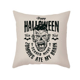 SKULL FUNNY SHORT PLUSH PILLOWCASE_CWMM1355