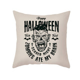 SKULL FUNNY SHORT PLUSH PILLOWCASE_CWMM1355