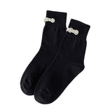 Women New Pearl Solid Color Socks_Cwms0468