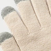 COMFORTABLE CONTRAST WARM KNITTED GLOVES_CWAG0031