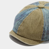 Vintage Washed Newsboy Cap For Men Women_Cwah04572