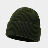 Vintage Knit Dome Skull Cap Warm Short Beanie Hat_Cwah04690