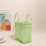 Versatile Portable Plastic Woven Bag_Cwab1874