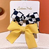 NEW SOLID COLOR CUTE BOW HAIR CLIP_CWAHA0764