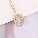 NATURAL STONE PENDANT NECKLACE_CWAJE0653