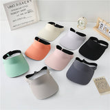 SEAMLESS HOLLOW TOP ANTI UV SUN HAT_CWAH1487