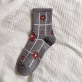 HOME WARM FAUX MINK PLUSH MIDDLE SOCKS_CWMS1131